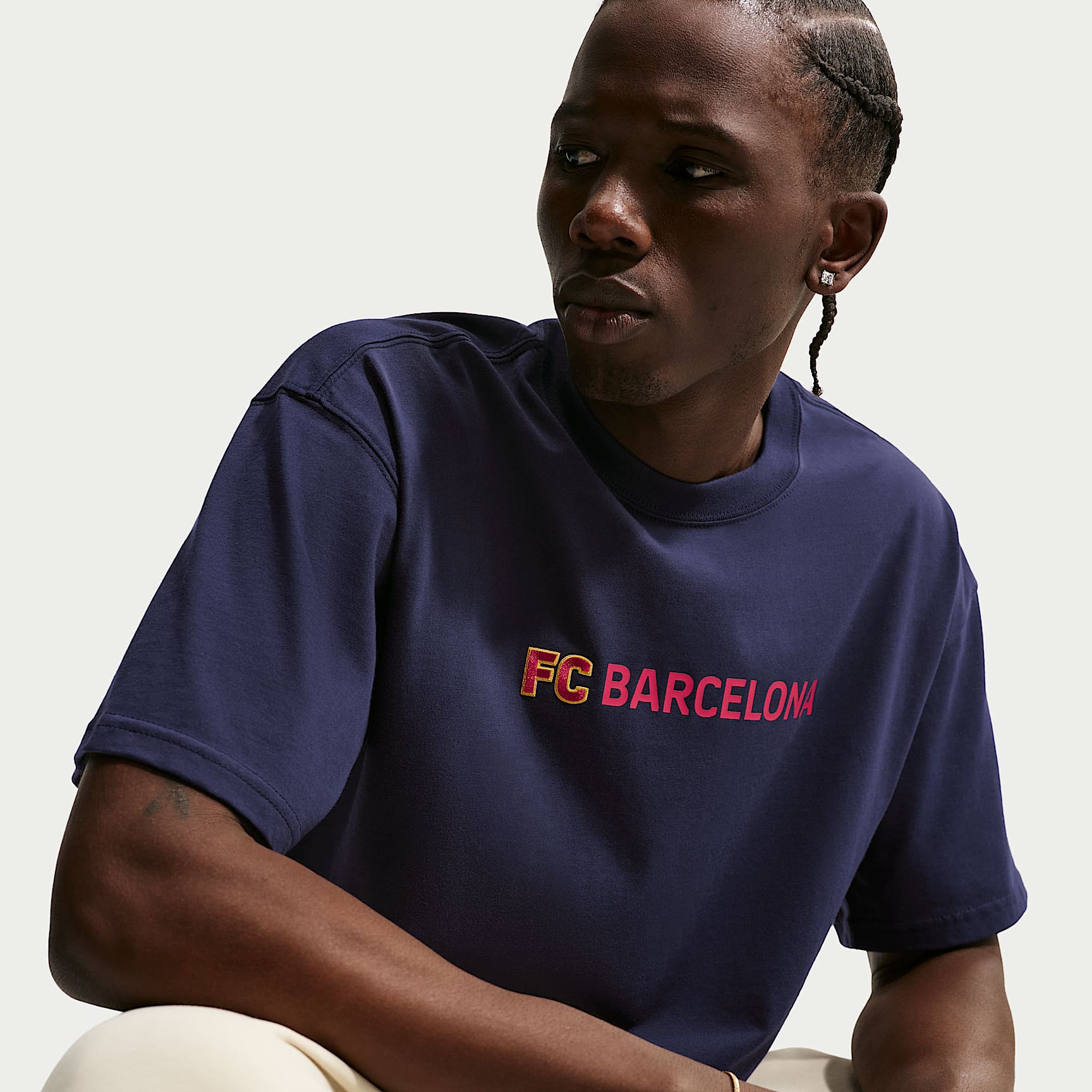 FC Barcelona Premium Men's Nike Soccer T-Shirt. Nike.com